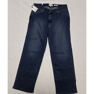 Jaen Mom Lincoln DSB High rise straight leg NWT Sz 32